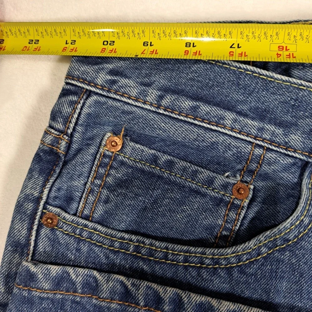 Levi's 550 Relaxed Fit Jeans Mens 42x32 Blue Excellent Denim Tapered Leg